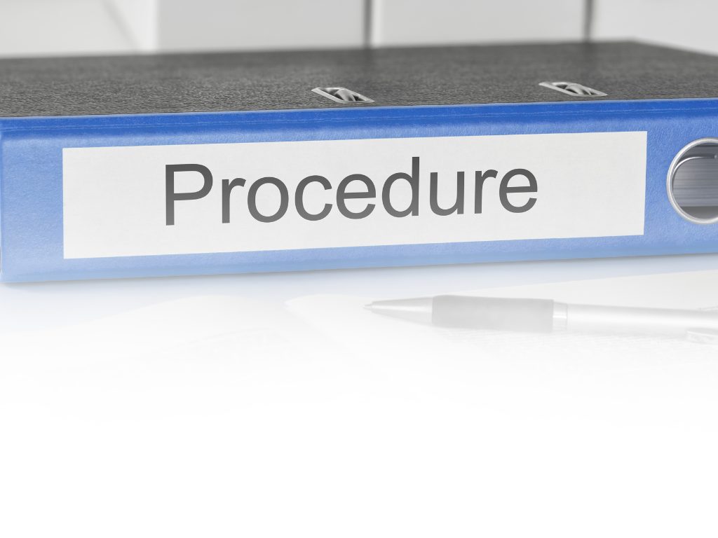 Procedure folder representing WellSky and SOPs