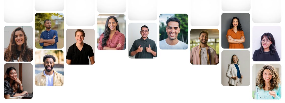 Collage of EB-3 candidate portraits