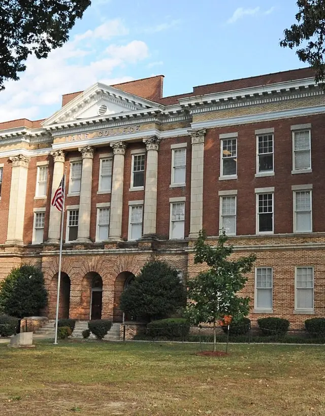 A historic brick building on the Lane College campus